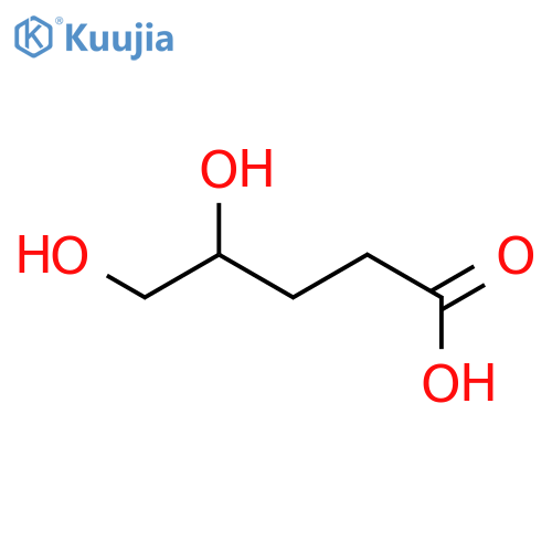Pentanoic acid, 4,5-dihydroxy- structure
