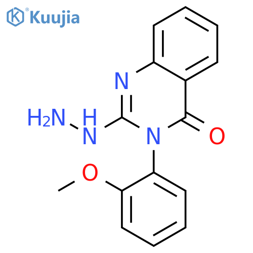 2-Hydrazino-3-(2-methoxyphenyl)quinazolin-4(3H)-one structure