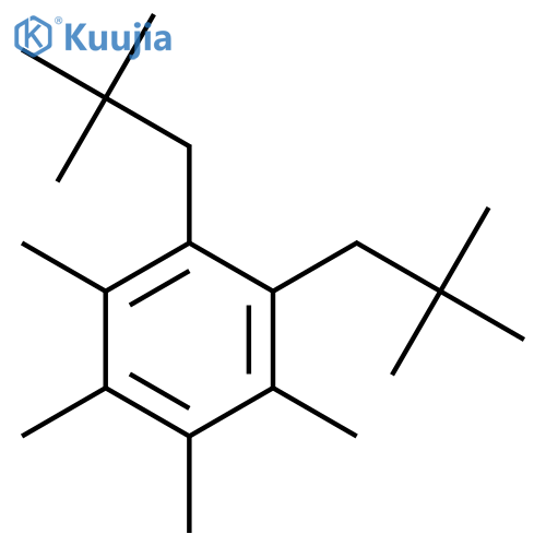 benzene, 1,2-bis(2,2-dimethylpropyl)-3,4,5,6-tetramethyl- structure
