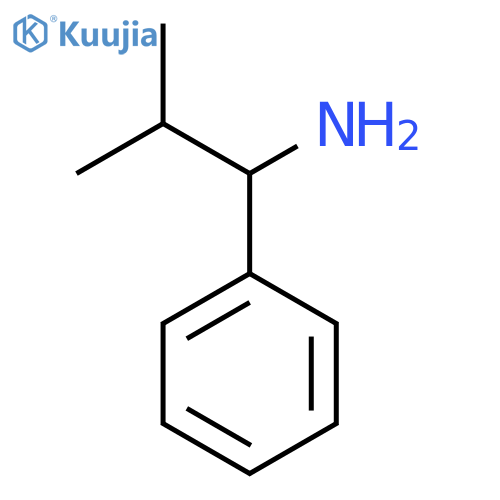 (2-Methyl-1-phenylpropyl)amine structure