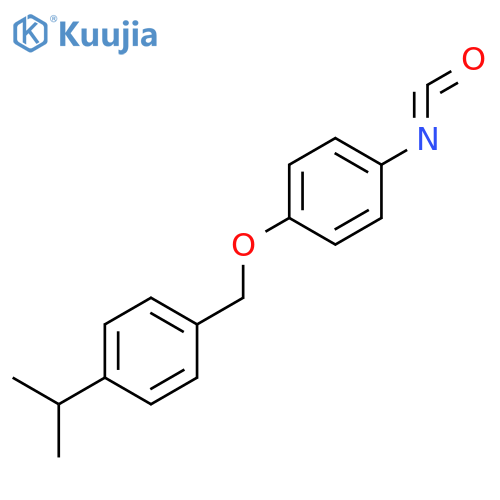 BENZENE, 1-ISOCYANATO-4-[[4-(1-METHYLETHYL)PHENYL]METHOXY]- structure