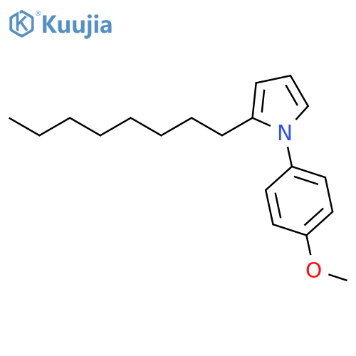 1H-Pyrrole, 1-(4-methoxyphenyl)-2-octyl- structure