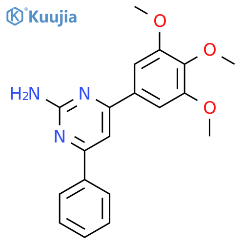2-PYRIMIDINAMINE, 4-PHENYL-6-(3,4,5-TRIMETHOXYPHENYL)- structure