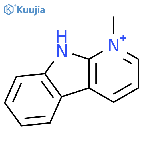 9H-PYRIDO[2,3-B]INDOLIUM, 1-METHYL- structure