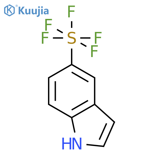 5-(Pentafluorosulfanyl)-1H-indole structure