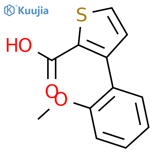 3-(2-Methoxyphenyl)thiophene-2-carboxylic acid structure