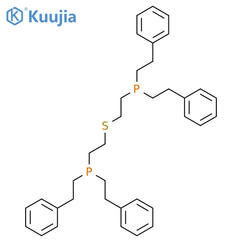 Phosphine, (thiodi-2,1-ethanediyl)bis[bis(2-phenylethyl)- structure