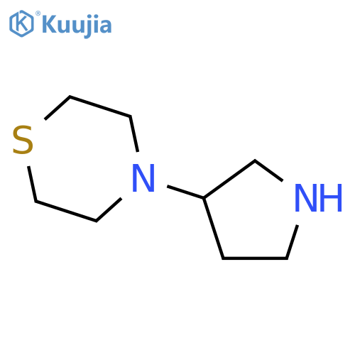 4-(pyrrolidin-3-yl)thiomorpholine structure