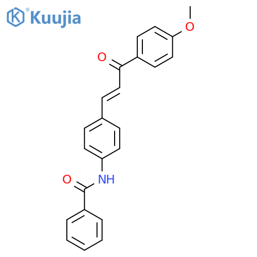 Benzamide, N-[4-[3-(4-methoxyphenyl)-3-oxo-1-propenyl]phenyl]- structure
