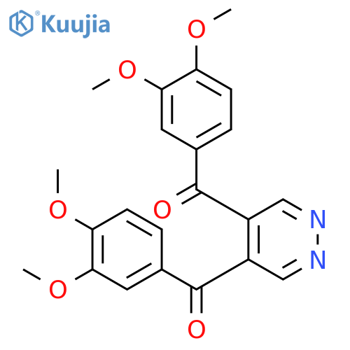 Methanone, 4,5-pyridazinediylbis[(3,4-dimethoxyphenyl)- structure
