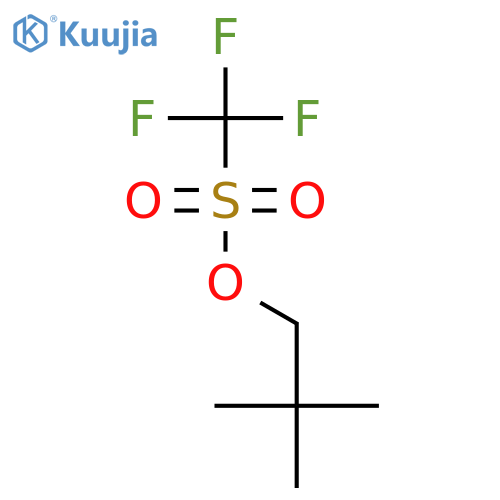 Methanesulfonic acid, trifluoro-, 2,2-dimethylpropyl ester structure