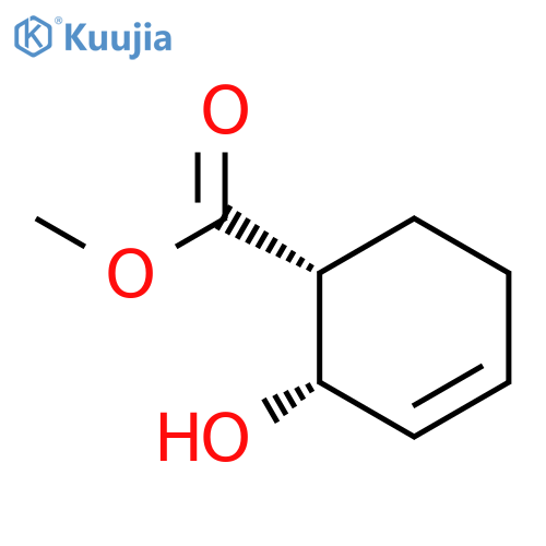 3-Cyclohexene-1-carboxylic acid, 2-hydroxy-, methyl ester, cis- structure