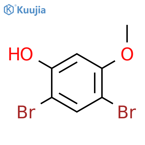 2,4-Dibromo-5-methoxyphenol structure