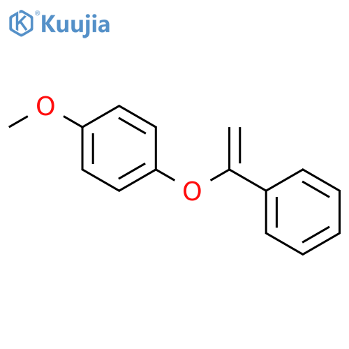 Benzene, 1-methoxy-4-[(1-phenylethenyl)oxy]- structure