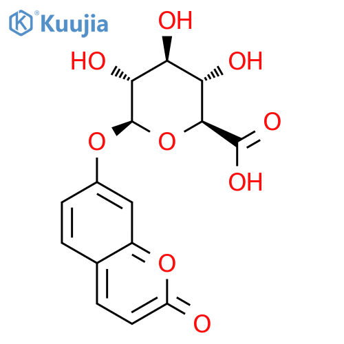 b-D-Glucopyranosiduronic acid,2-oxo-2H-1-benzopyran-7-yl structure