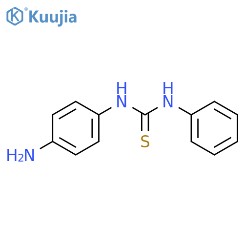 1-(4-aminophenyl)-3-phenylthiourea structure