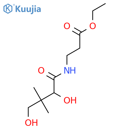 Pantothenyl ethyl ether structure