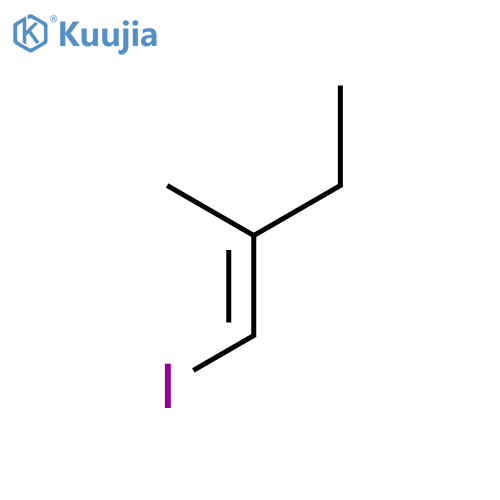 1-BUTENE, 1-IODO-2-METHYL-, (E)- structure