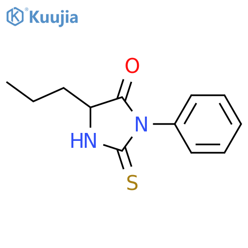 PTH-DL-norvaline Standard structure