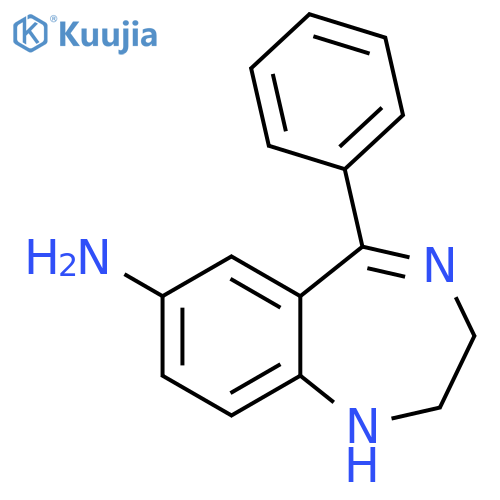 1H-1,4-Benzodiazepin-7-amine, 2,3-dihydro-5-phenyl- structure