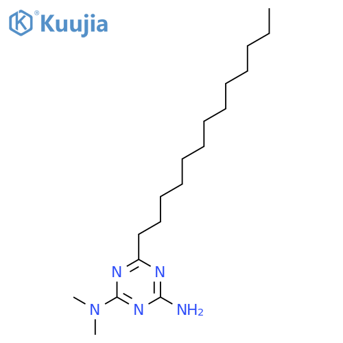 1,3,5-Triazine-2,4-diamine, N,N-dimethyl-6-tridecyl- structure
