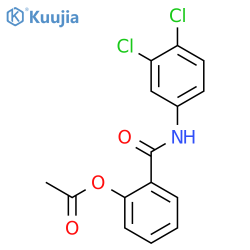 BENZAMIDE, 2-(ACETYLOXY)-N-(3,4-DICHLOROPHENYL)- structure