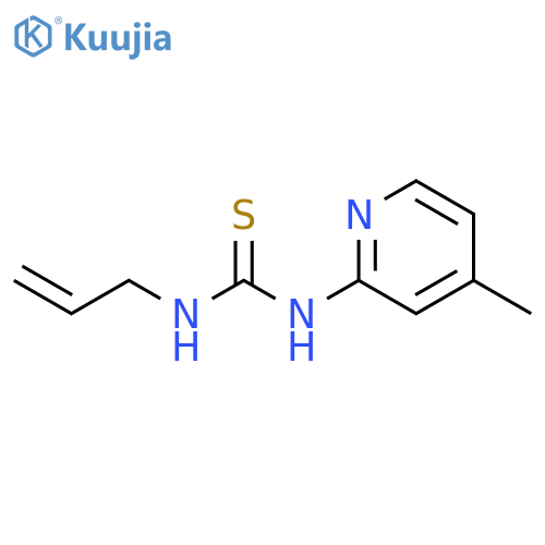 THIOUREA, N-(4-METHYL-2-PYRIDINYL)-N'-2-PROPENYL- structure