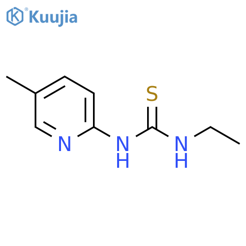 THIOUREA, N-ETHYL-N'-(5-METHYL-2-PYRIDINYL)- structure
