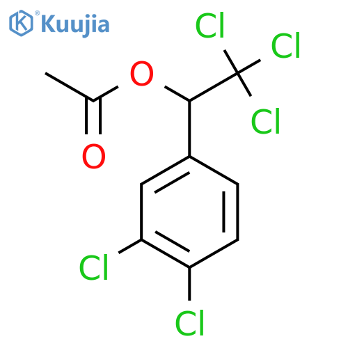 2,2,2-Trichloro-1-(3,4-dichlorophenyl)ethyl acetate structure