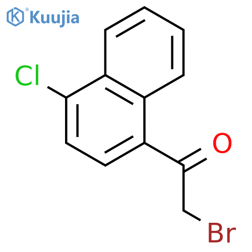 2-Bromo-1-(4-chloronaphthalen-1-yl)ethan-1-one structure