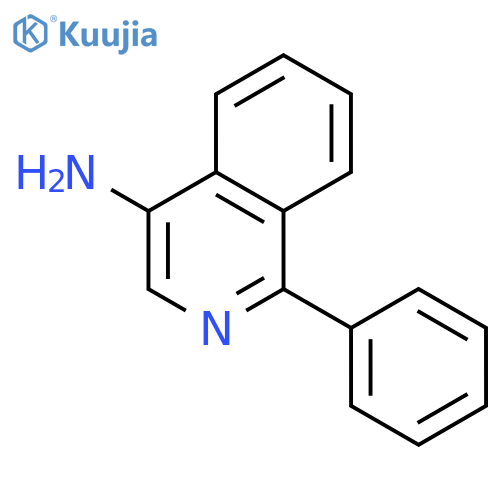 4-Isoquinolinamine, 1-phenyl- structure