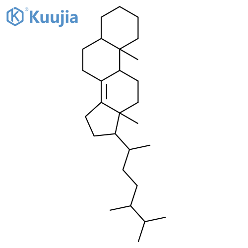 Ergost-8(14)-ene, (5a)- structure