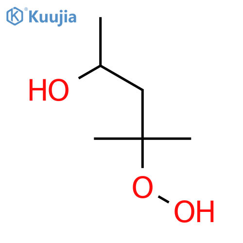 2-Pentanol, 4-hydroperoxy-4-methyl- structure