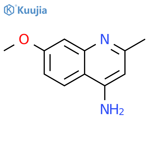 7-methoxy-2-methylquinolin-4-amine structure