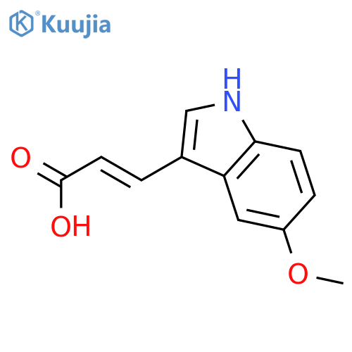 3-(5-Methoxy-1H-indol-3-yl)-acrylic Acid structure