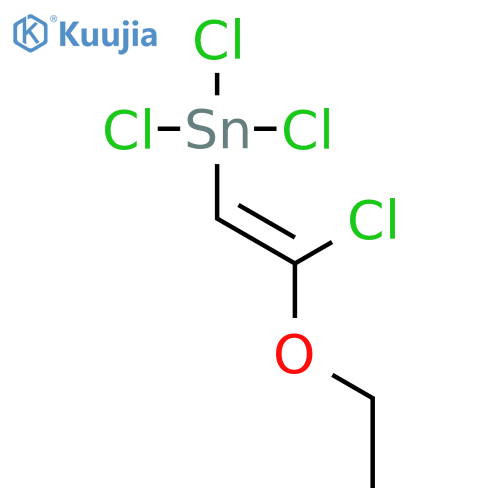 STANNANE, TRICHLORO(2-CHLORO-2-ETHOXYETHENYL)- structure