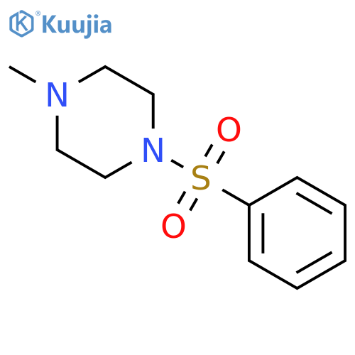 1-methyl-4-(phenylsulfonyl)piperazine structure