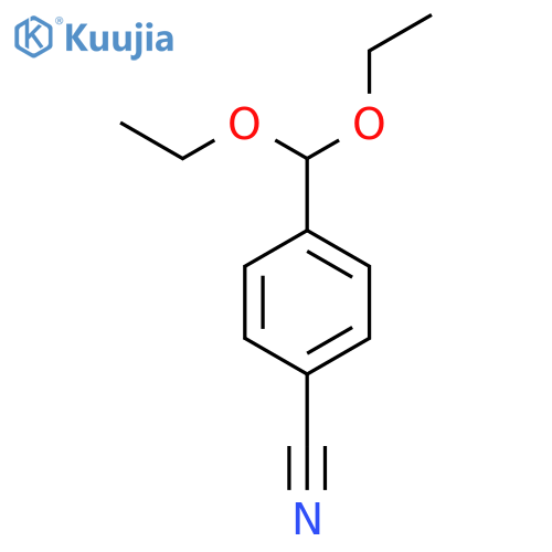 Benzonitrile, 4-(diethoxymethyl)- structure