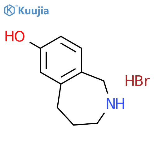 2,3,4,5-Tetrahydro-1h-BenzoCAzepin-7-Ol Hbr structure
