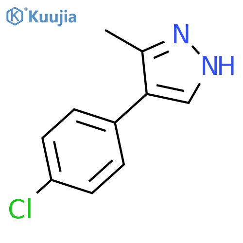 4-(4-Chlorophenyl)-3-methyl-1H-pyrazole structure