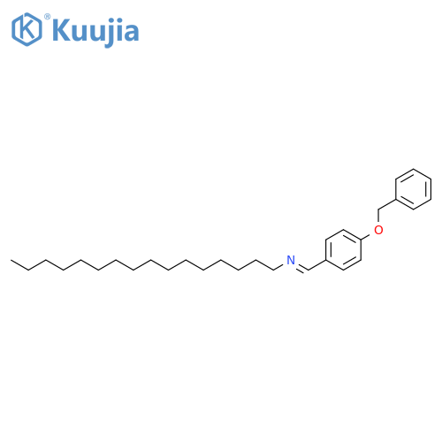 1-HEXADECANAMINE, N-[[4-(PHENYLMETHOXY)PHENYL]METHYLENE]- structure