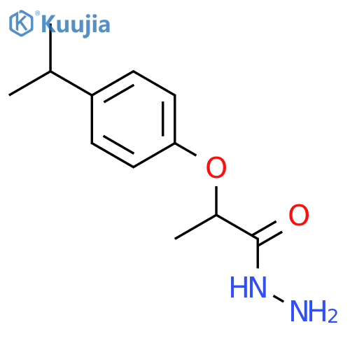 2-(4-Isopropylphenoxy)propanohydrazide structure