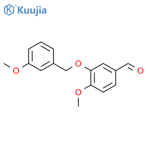 4-methoxy-3-[(3-methoxyphenyl)methoxy]benzaldehyde structure