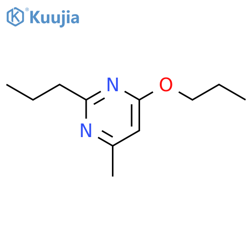 PYRIMIDINE, 4-METHYL-6-PROPOXY-2-PROPYL- structure