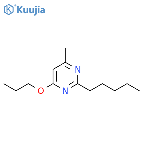 PYRIMIDINE, 4-METHYL-2-PENTYL-6-PROPOXY- structure
