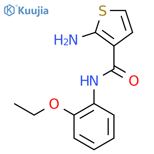 2-Amino-N-(2-ethoxyphenyl)thiophene-3-carboxamide structure