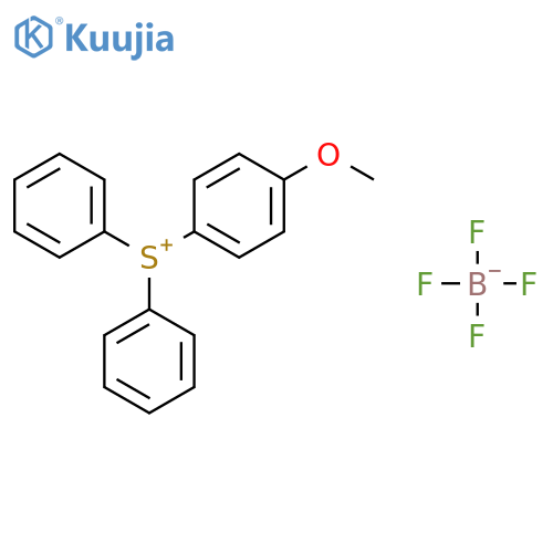 4-methoxyphenyldiphenylsulfonium tetrafluoroborate structure