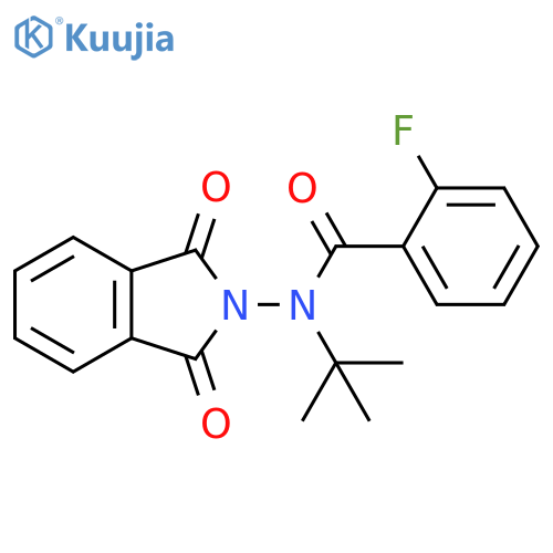 Benzamide,N-(1,3-dihydro-1,3-dioxo-2H-isoindol-2-yl)-N-(1,1-dimethylethyl)-2-fluoro- structure