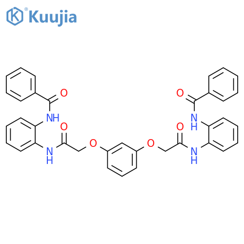 Benzamide,N,N'-[1,3-phenylenebis[oxy(1-oxo-2,1-ethanediyl)imino-2,1-phenylene]]bis- structure