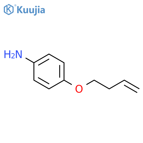 Benzenamine, 4-(3-butenyloxy)- (9CI) structure